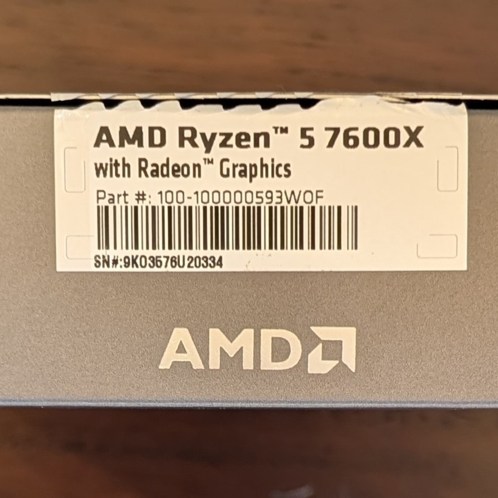 AMD Ryzen 5 7600X Series Processor - Socket AM5 - Excellent Used Condition - Picture 4 of 6